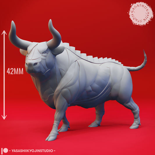 Gorgon - Alert - 3D Printed Mini for Tabletop Gaming, Dungeons and Dragons, Pathfinder, Kings of War and other RPG's