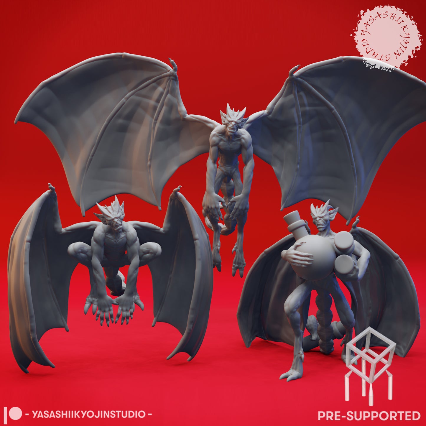 Plague of Imps - Tabletop Miniatures (Pre-Supported STL)