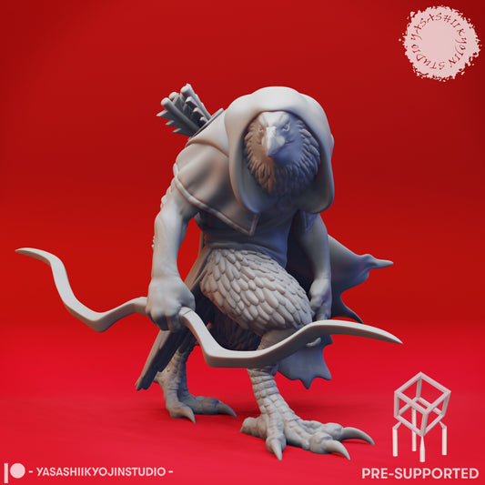 Kenku - Rogue - Tabletop Miniatures (Pre-Supported STL)
