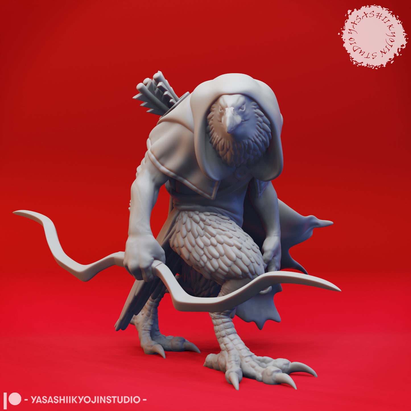 Kenku Rogue - Tabletop Miniature STL