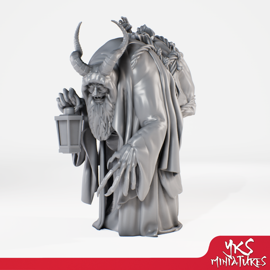 Krampus - 3D Printed Mini for Tabletop Gaming, Dungeons and Dragons, Pathfinder, Kings of War and other RPG's