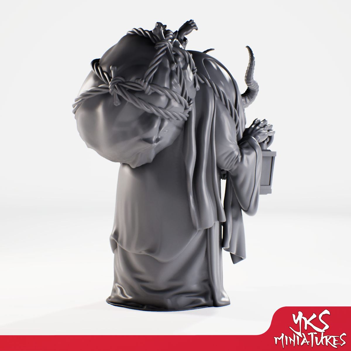Krampus - 3D Printed Mini for Tabletop Gaming, Dungeons and Dragons, Pathfinder, Kings of War and other RPG's