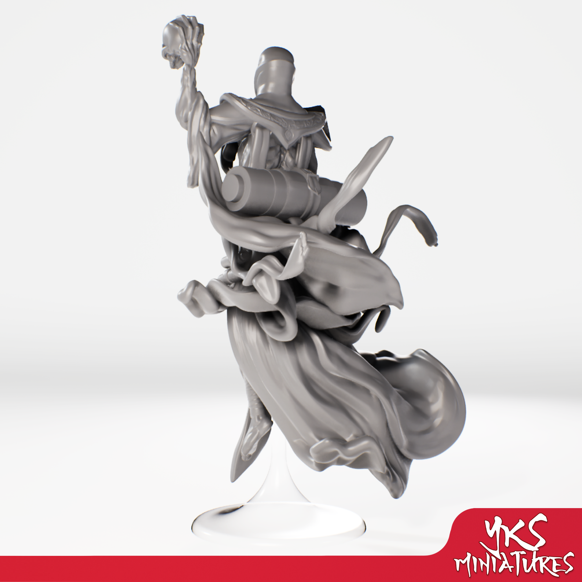 Lich - 3D Printed Mini for Tabletop Gaming, Dungeons and Dragons, Pathfinder, Kings of War and other RPG's