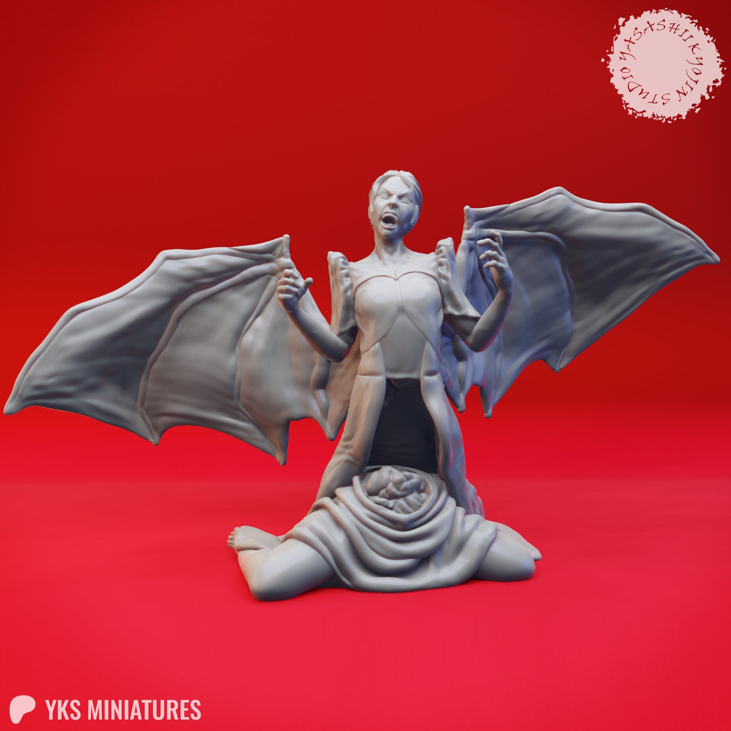 Manananggal - 3D Printed Mini for Tabletop Gaming, Dungeons and Dragons, Pathfinder, Kings of War and other RPG's (Copy)