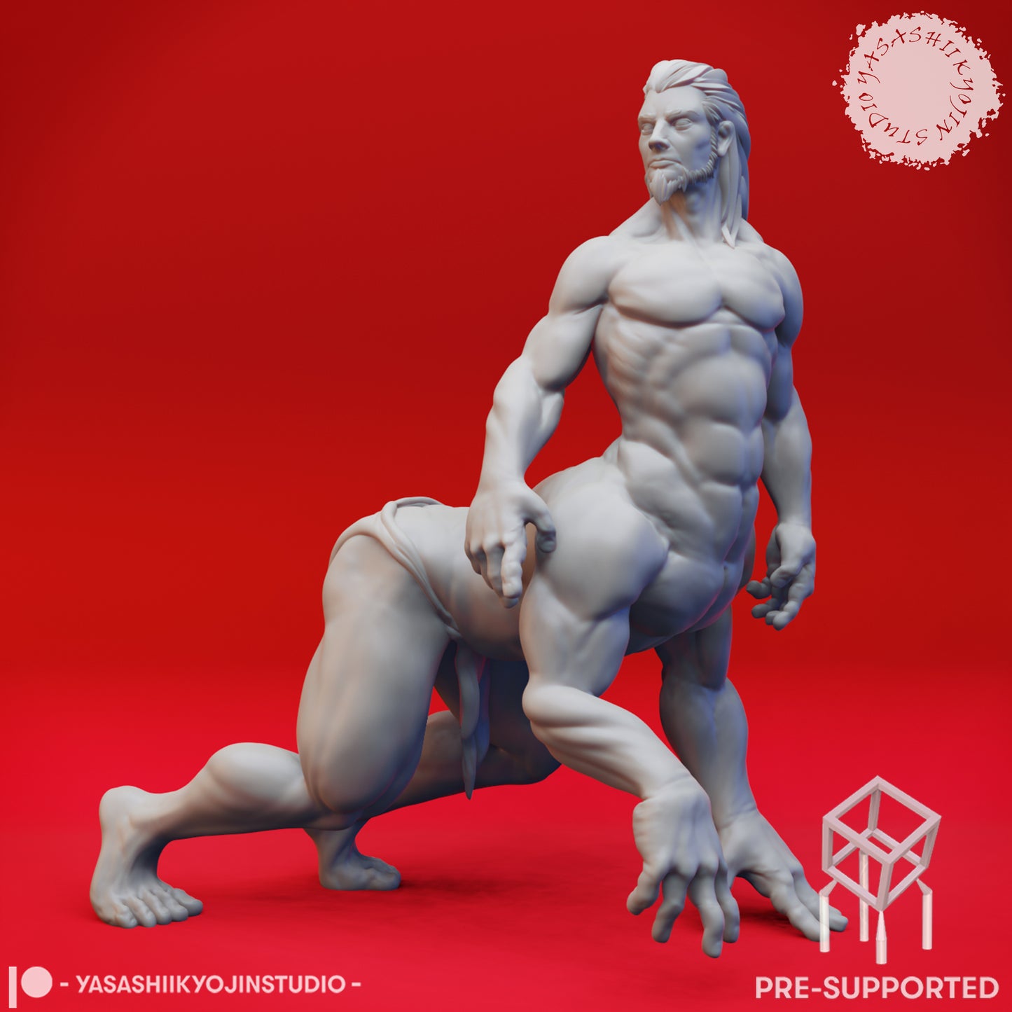 Mantaur - Tabletop Miniature (Pre-Supported STL)