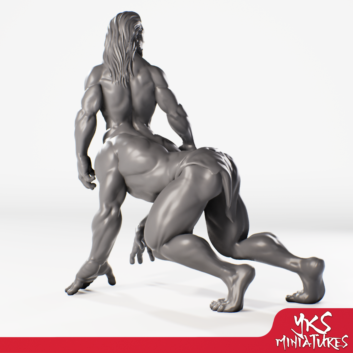 Mantaur - 3D Printed Mini for Tabletop Gaming, Dungeons and Dragons, Pathfinder, Kings of War and other RPG's