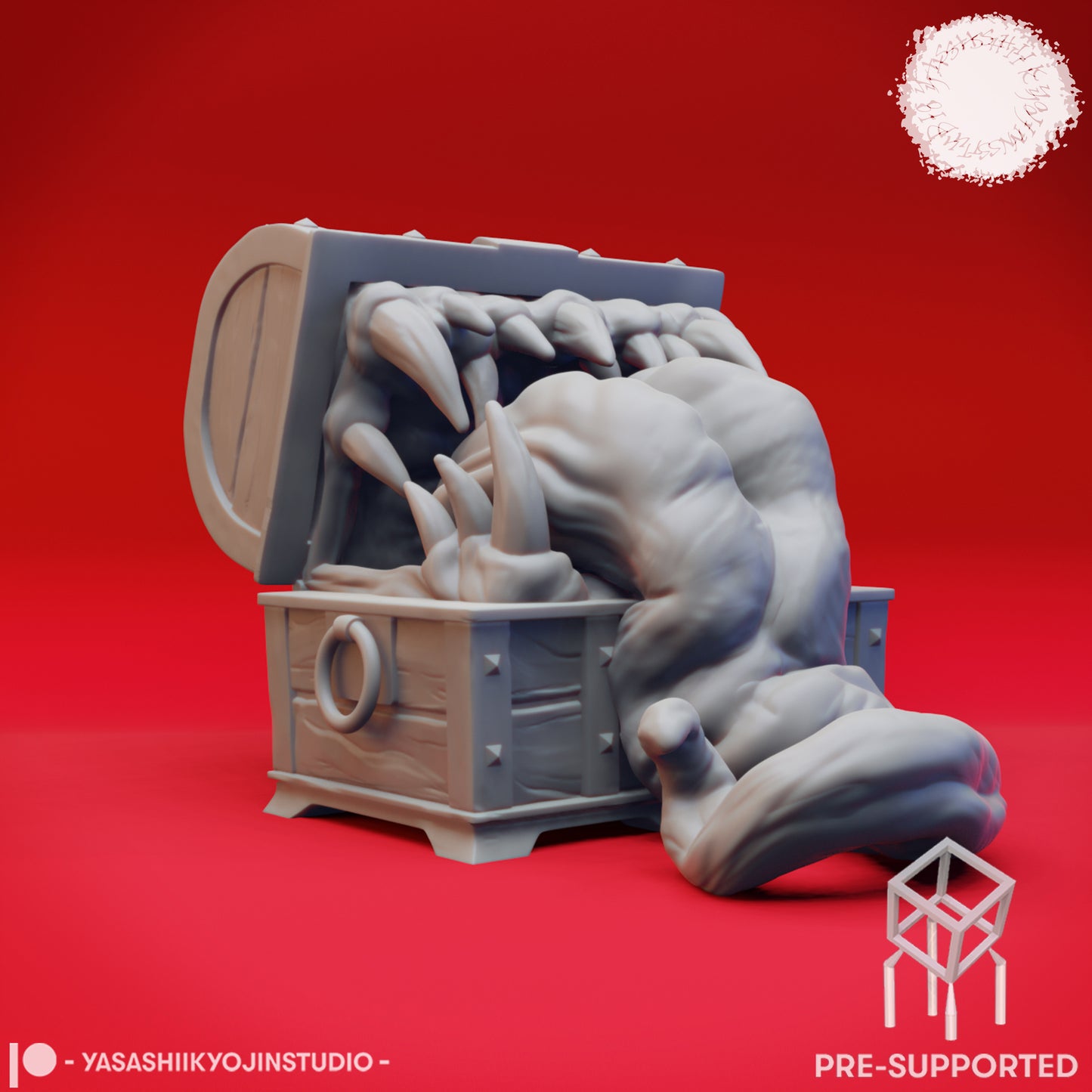Mimic - Exposed - Tabletop Miniature (Pre-Supported STL)