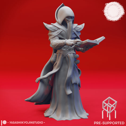 Mind Flayer - Mage - Tabletop MIniature (Pre-Supported STL)