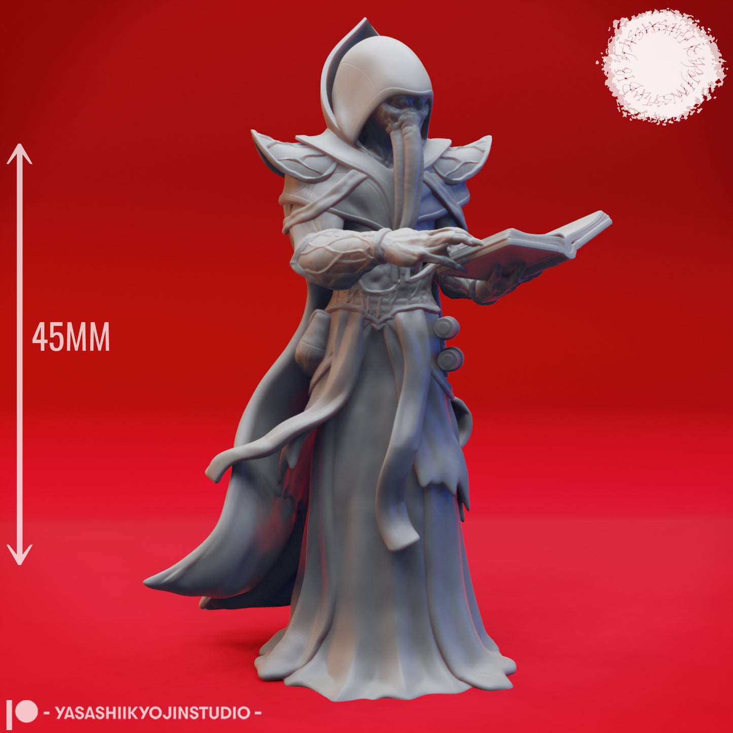 Mind Flayer - Mage - Tabletop MIniature (Pre-Supported STL)