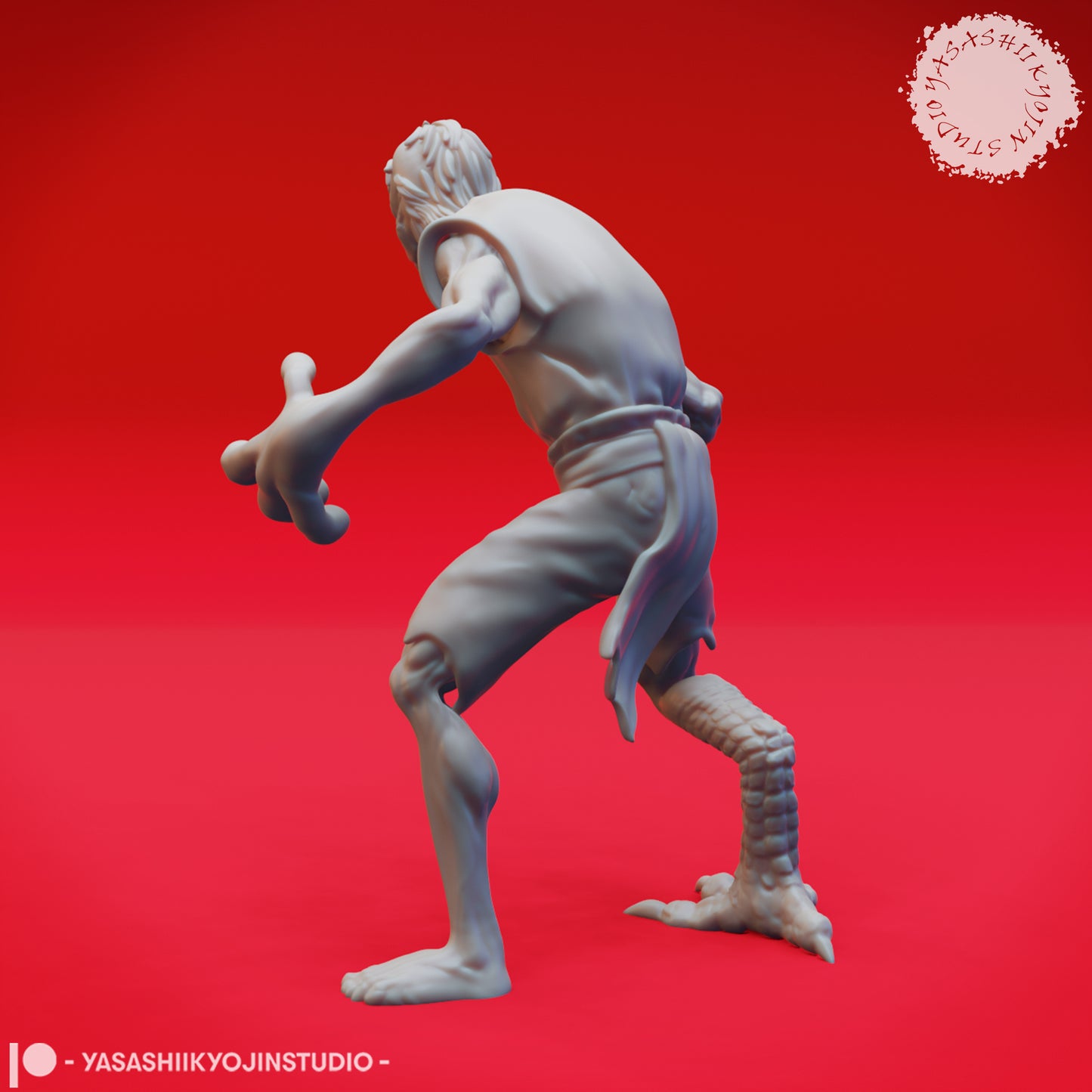 Mongrelfolk - Mishka - Tabletop Miniature (Pre-Supported STL)