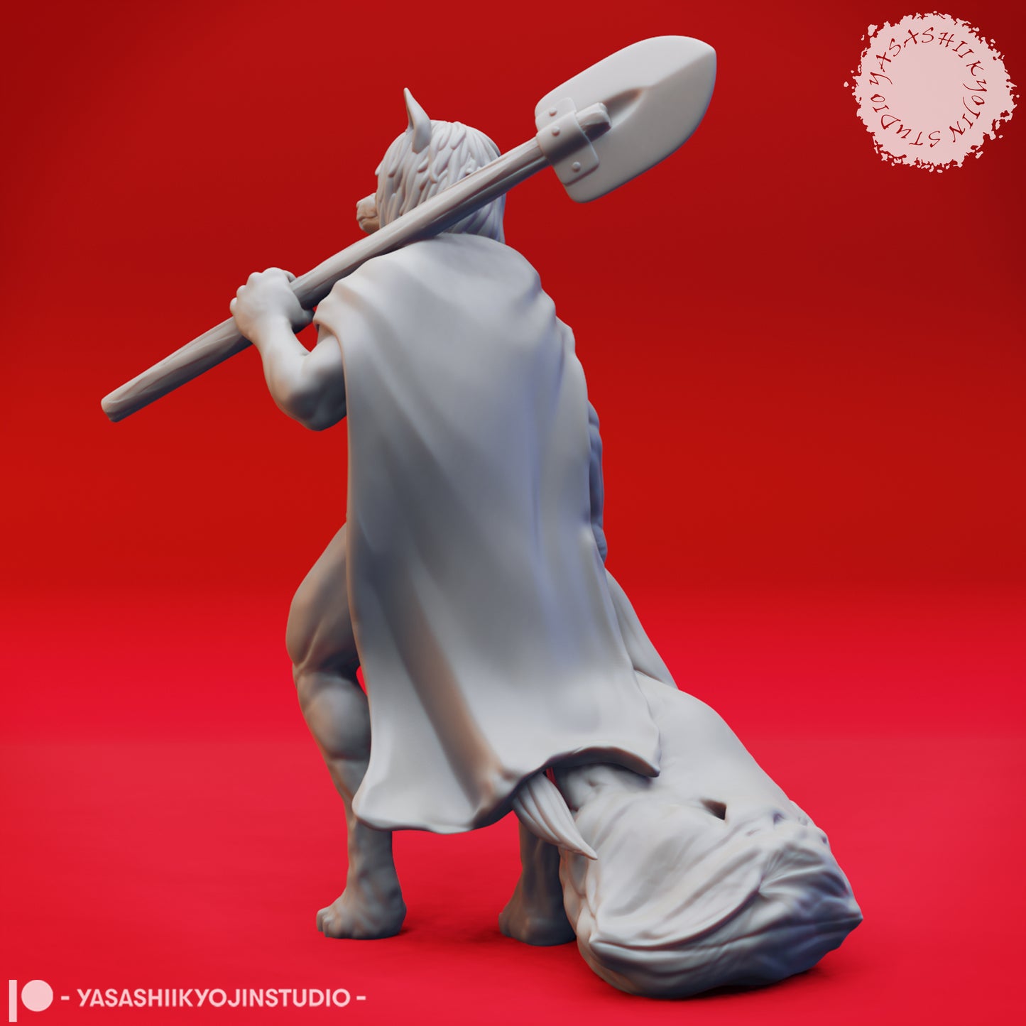 Mongrelfolk - Otto - Tabletop Miniature (Pre-Supported STL)