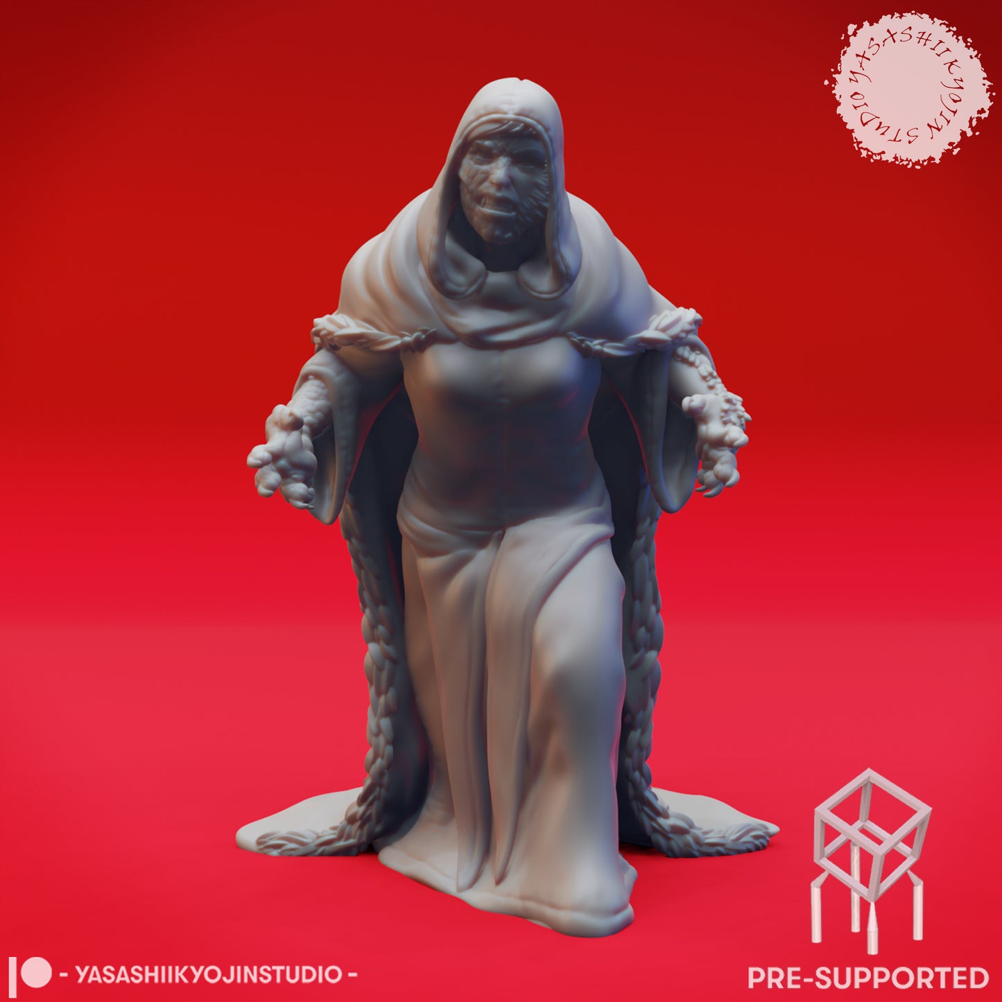 Mongrelfolk - Zygfrek - Tabletop Miniature (Pre-Supported STL)