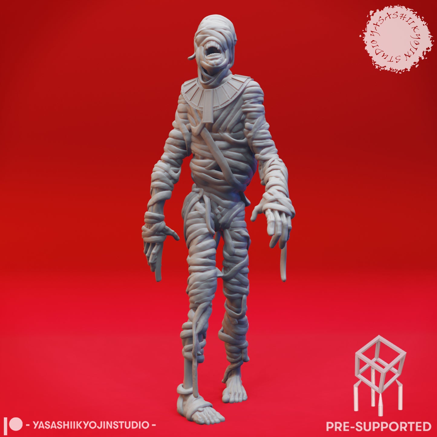 Tomb of Mummies - Tabletop Miniatures (Pre-Supported STL)