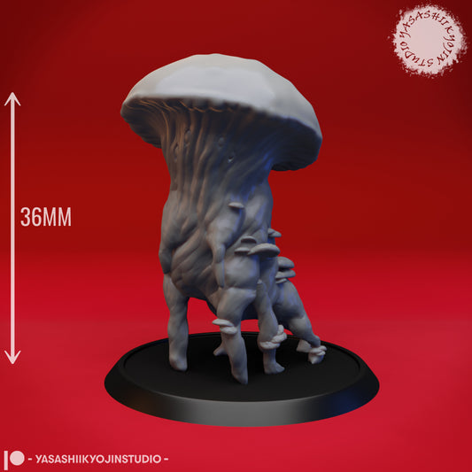 Myconid - Capped - 3D Printed Mini for Tabletop Gaming, Dungeons and Dragons, Pathfinder, Kings of War and other RPG's