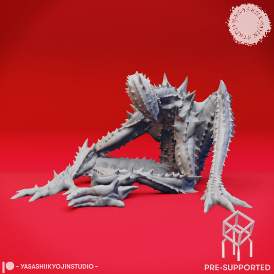 Needle Blight Hunched - Tabletop Miniature (Pre-Supported STL)