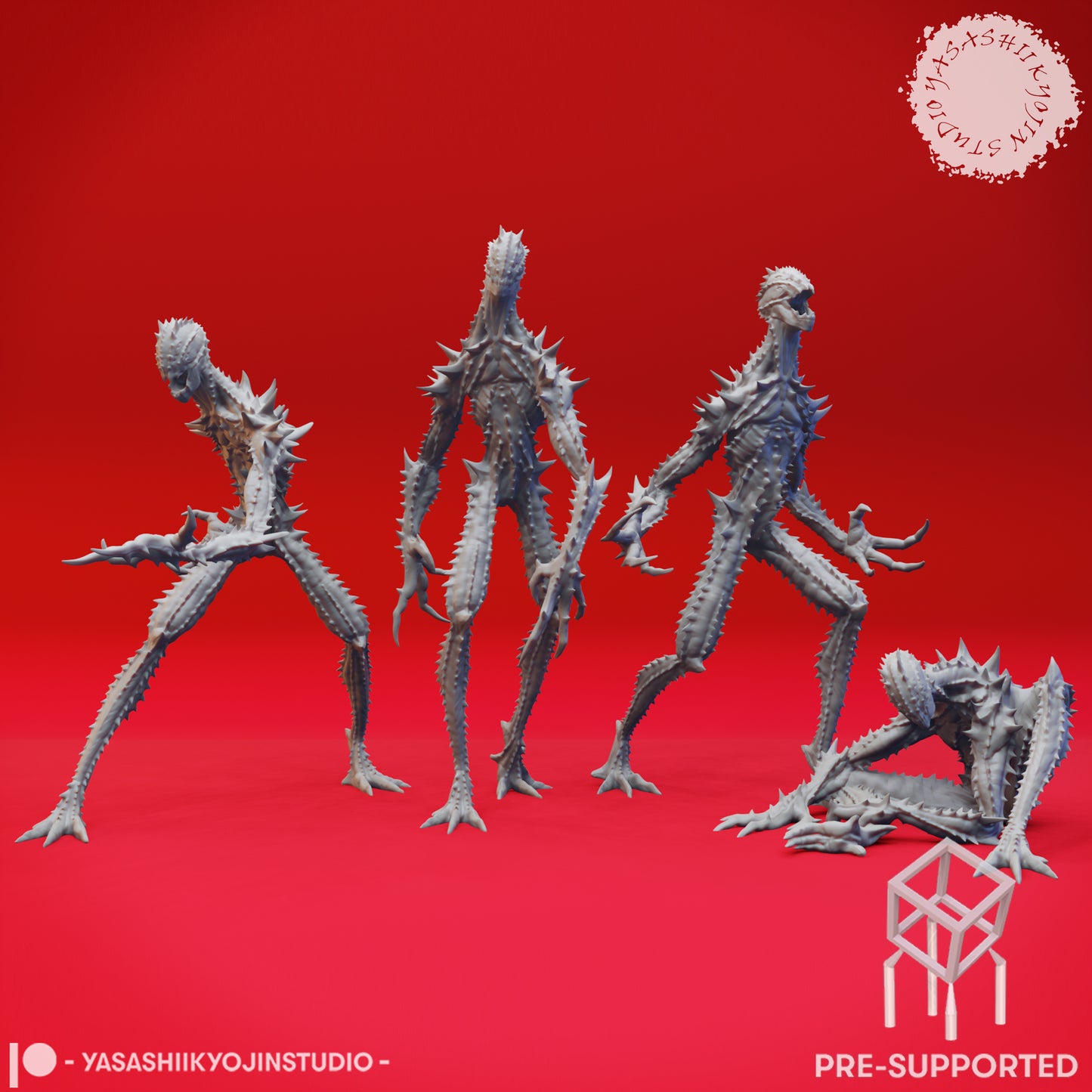 Needle Blights - Tabletop Miniatures (Pre-Supported STL)