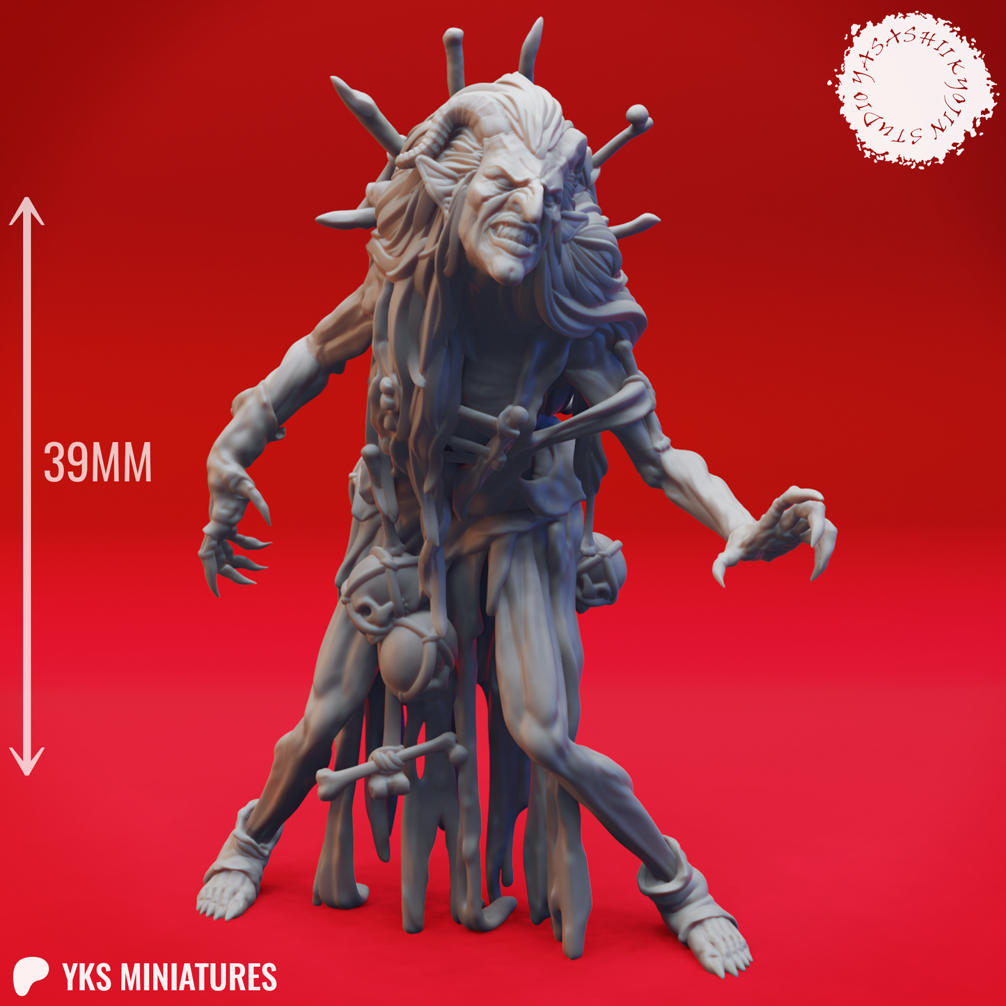 Night Hag - 3D Printed Mini for Tabletop Gaming, Dungeons and Dragons, Pathfinder, Kings of War and other RPG's