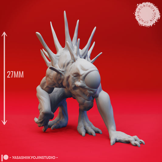 Nothic - Creeping - 3D Printed Mini for Tabletop Gaming, Dungeons and Dragons, Pathfinder, Kings of War and other RPG's