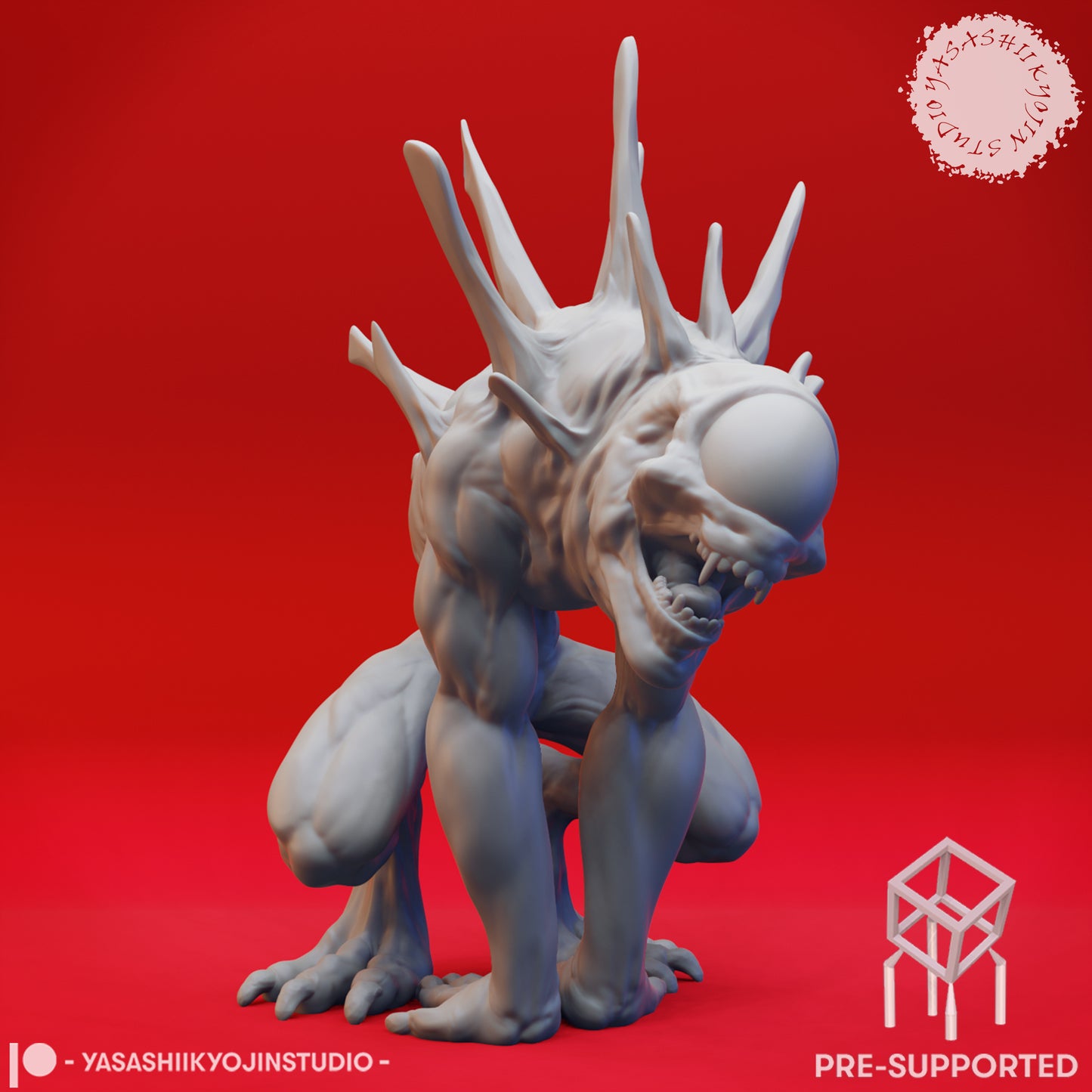 Nothic - Intent - Tabletop Miniature (Pre-Supported STL)