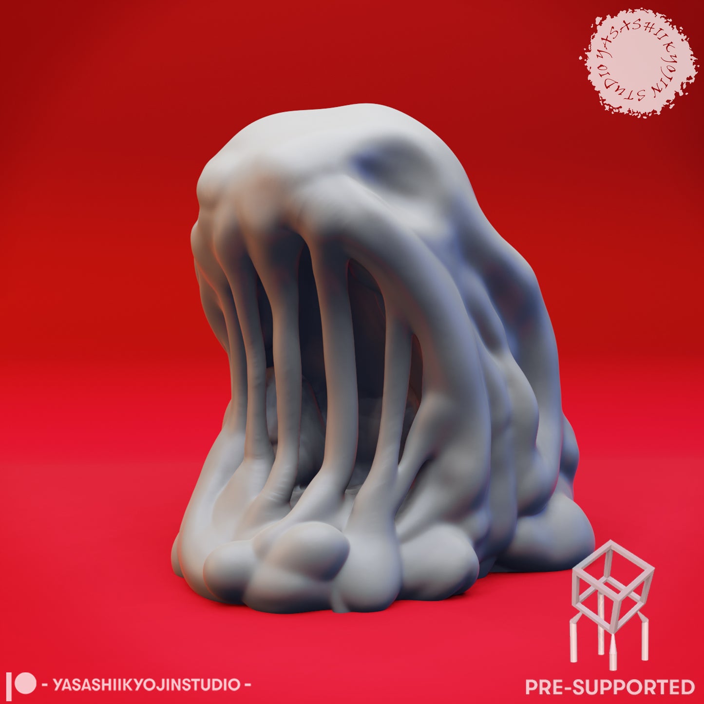 Ochre Jelly - Mouther - Tabletop Miniature (Pre-Supported STL)