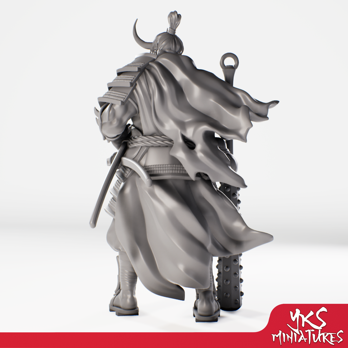 Oni - Champion - 3D Printed Mini for Tabletop Gaming, Dungeons and Dragons, Pathfinder, Kings of War and other RPG's