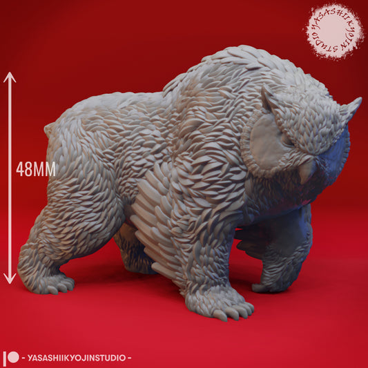 Owlbear - 3D Printed Mini for Tabletop Gaming, Dungeons and Dragons, Pathfinder, Kings of War and other RPG's