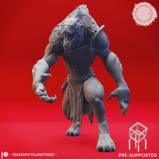 Quaggoth - Warchief - Tabletop Miniatures (Pre-Supported STL)