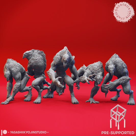 Quaggoth Warband - Bundle - Tabletop Miniatures (Pre-Supported STL)