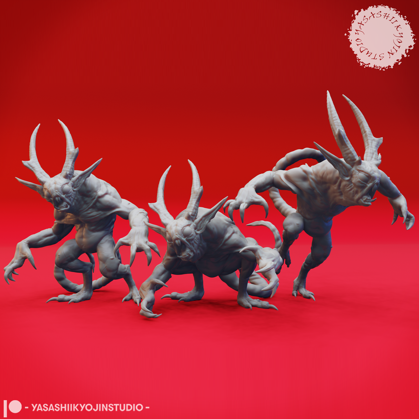 Quasit Swarm - Bundle - 3D Printed Mini for Tabletop Gaming, Dungeons and Dragons, Pathfinder, Kings of War and other RPG's