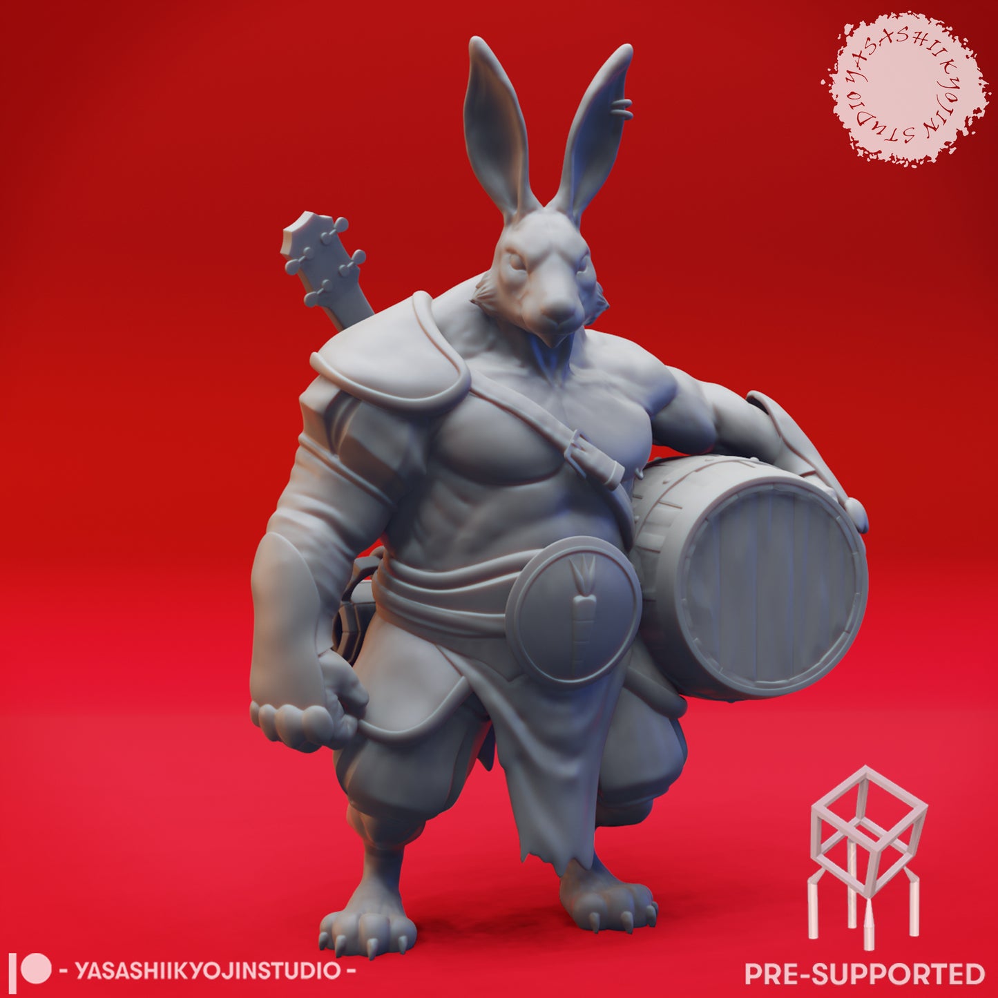Rabbitfolk Warren - Bundle - Tabletop Miniatures (Pre-Supported STL)