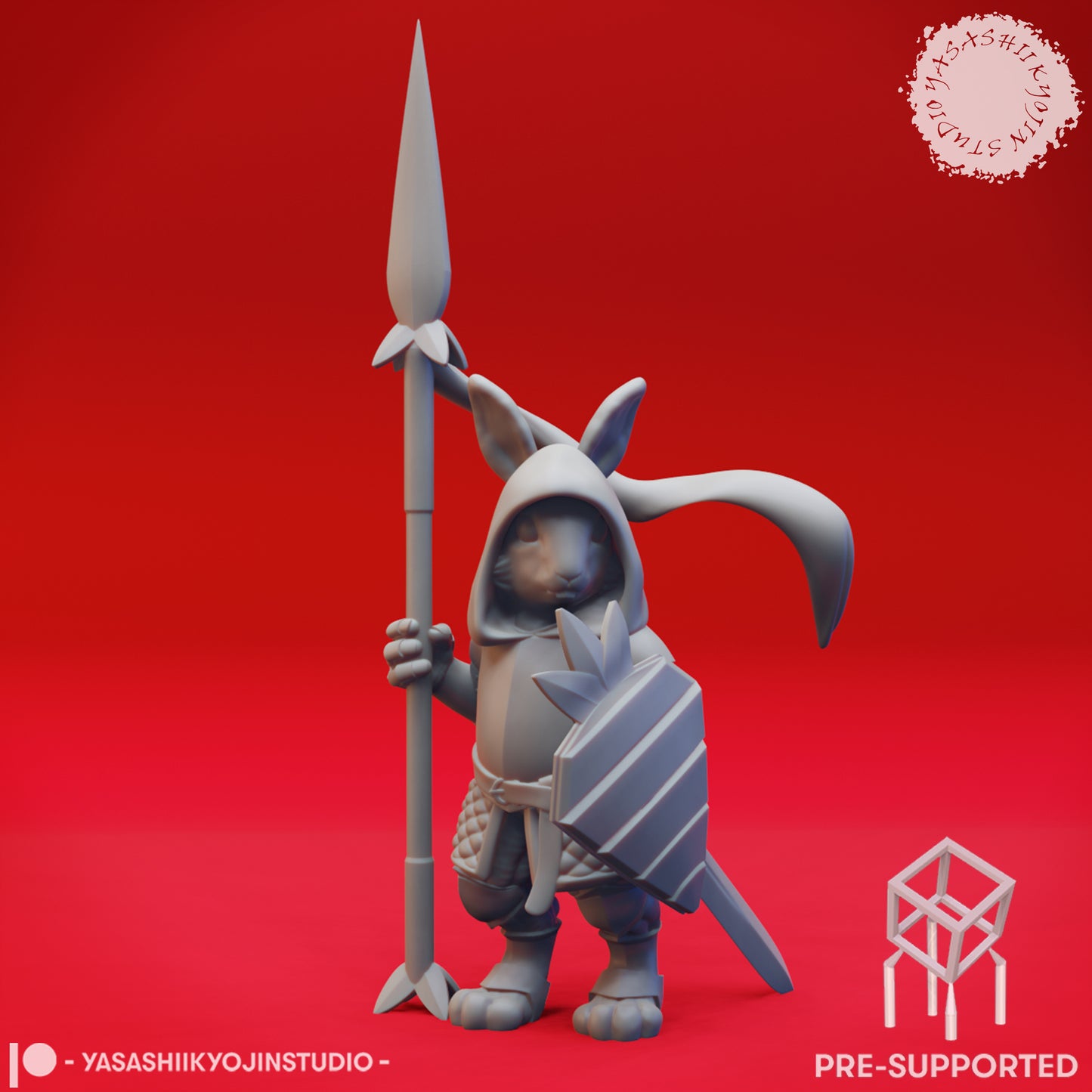 Rabbitfolk Warren - Bundle - Tabletop Miniatures (Pre-Supported STL)