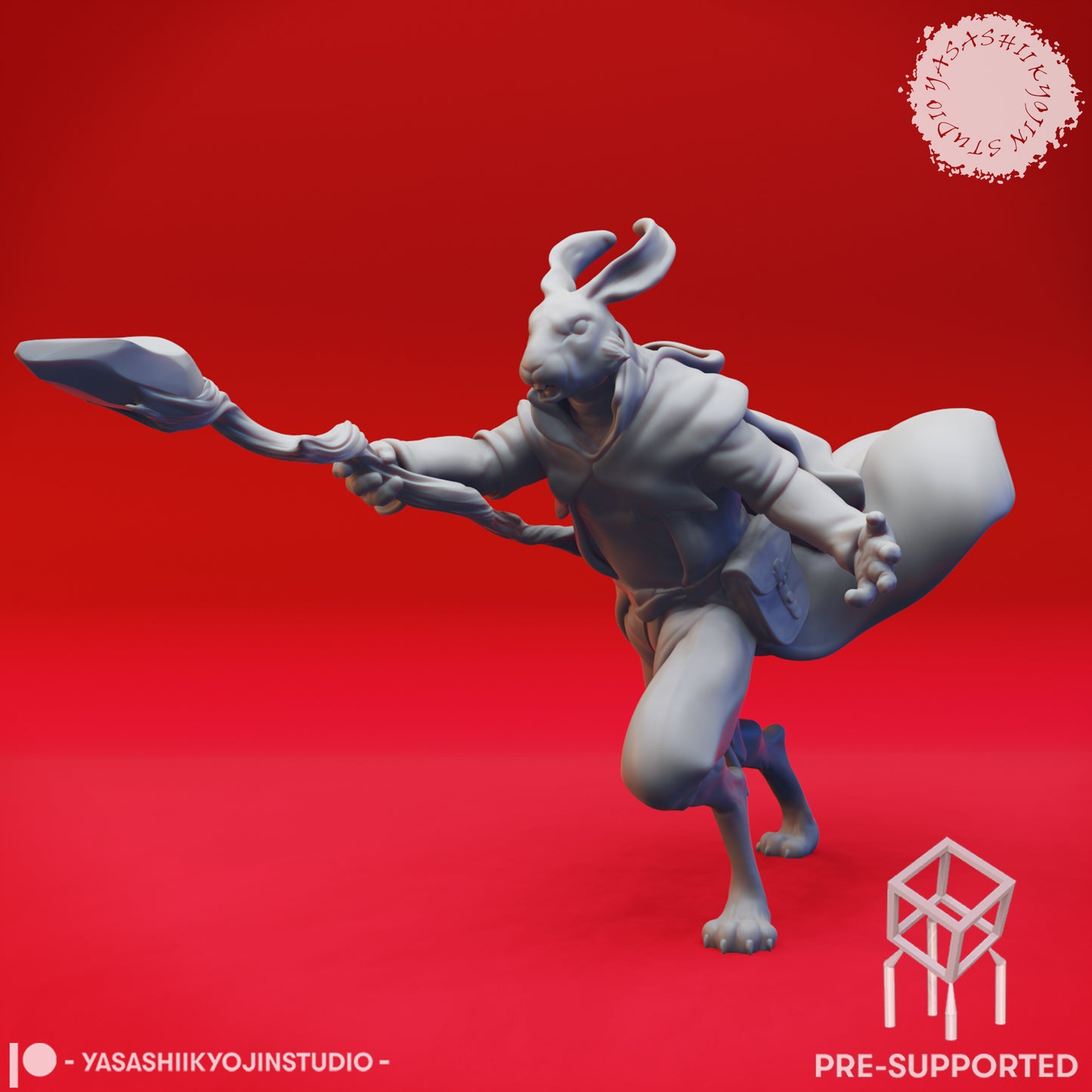 Rabbitfolk Warren - Bundle - Tabletop Miniatures (Pre-Supported STL)