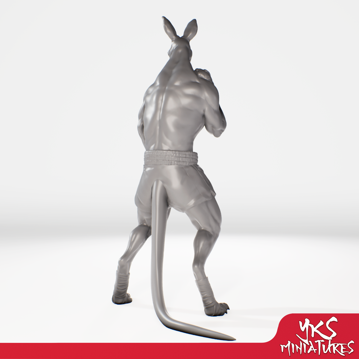 Roo-folk - 3D Printed Mini for Tabletop Gaming, Dungeons and Dragons, Pathfinder, Kings of War and other RPG's