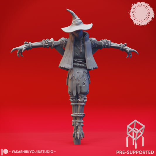 Scarecrow - Field - Tabletop Miniature (Pre-Supported STL)