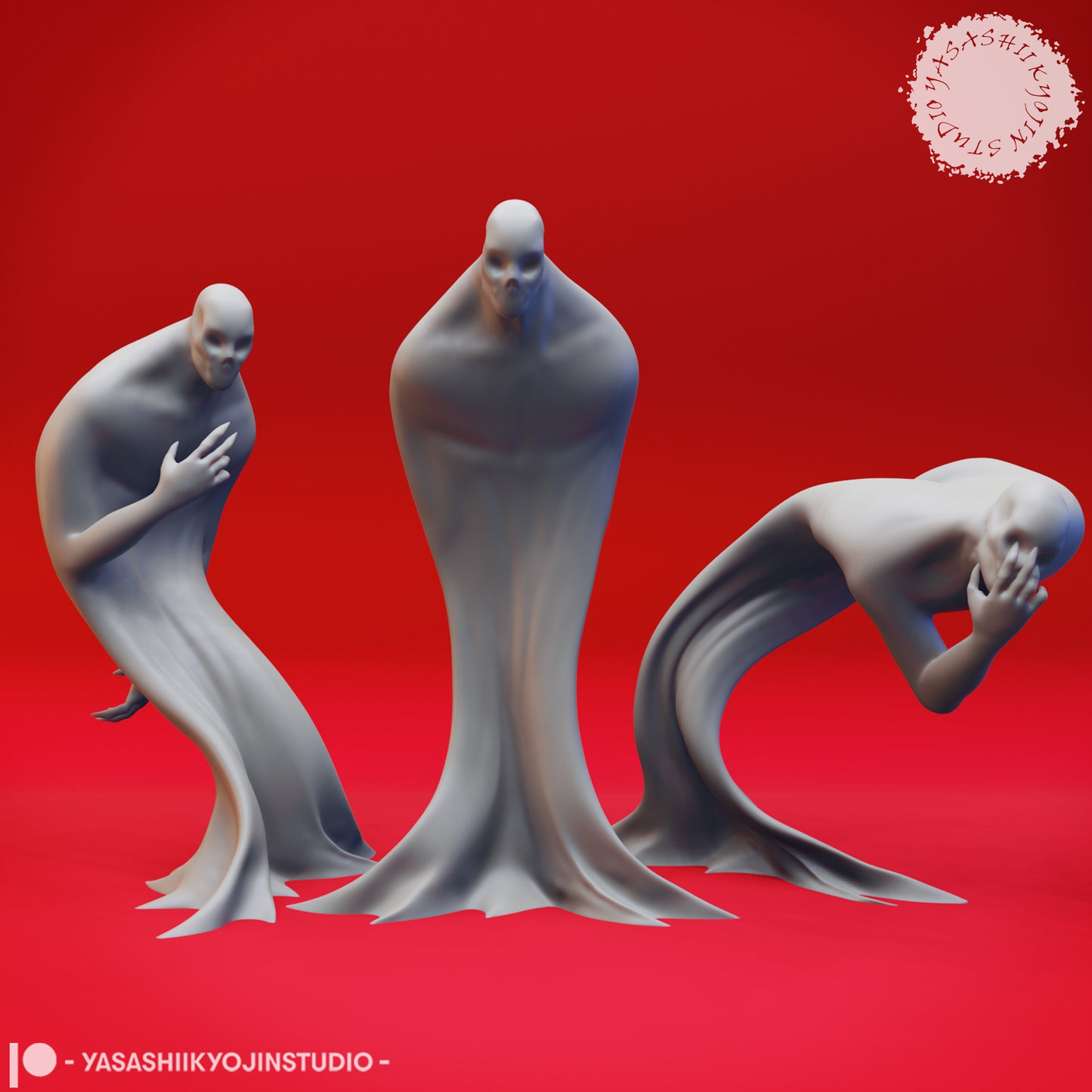 Shadows - Bundle - 3D Printed Minis for Tabletop Gaming, Dungeons and Dragons, Pathfinder, Kings of War and other RPG's