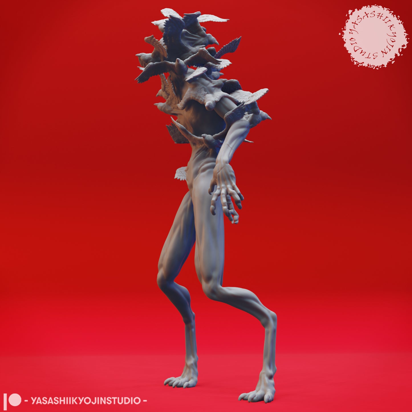 Shrike Fiend - Tabletop Miniature (Pre-Supported STL)