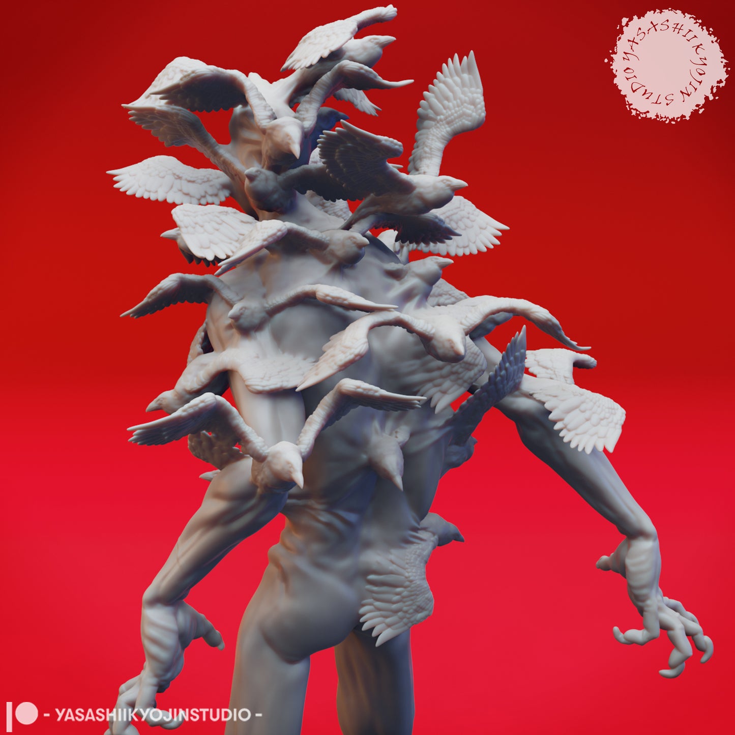 Shrike Fiend - Tabletop Miniature (Pre-Supported STL)