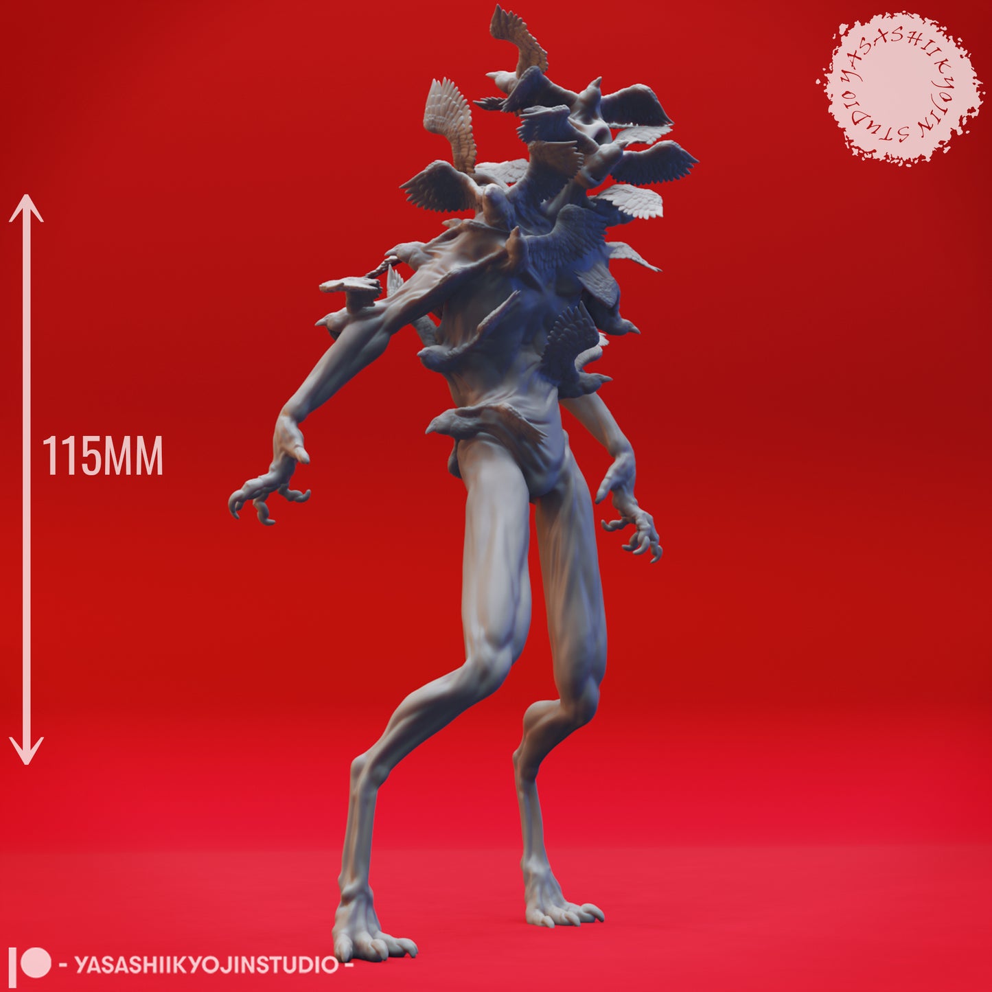 Shrike Fiend - Tabletop Miniature (Pre-Supported STL)