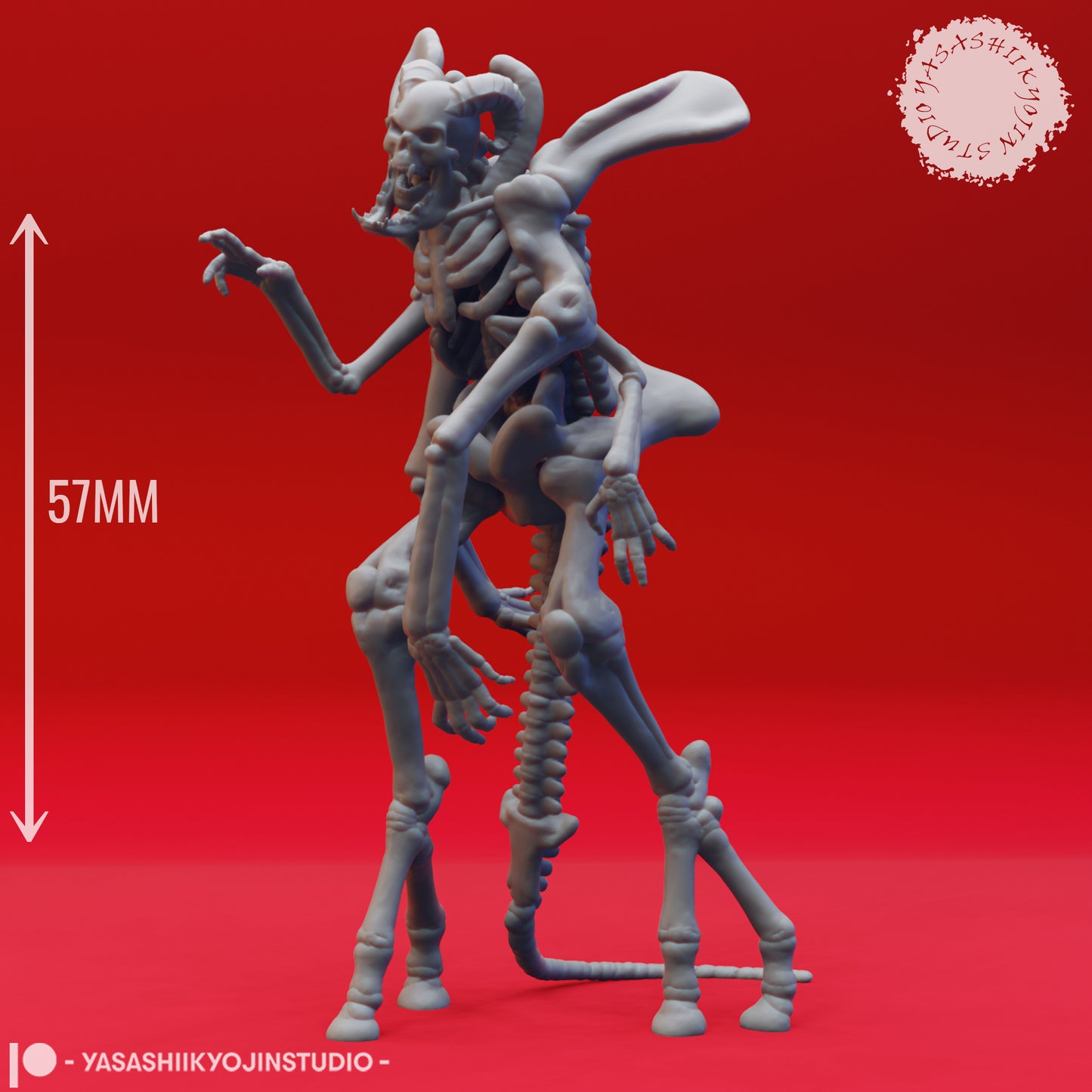 Bone Golem - Tabletop Miniatures (Pre-Supported STL)