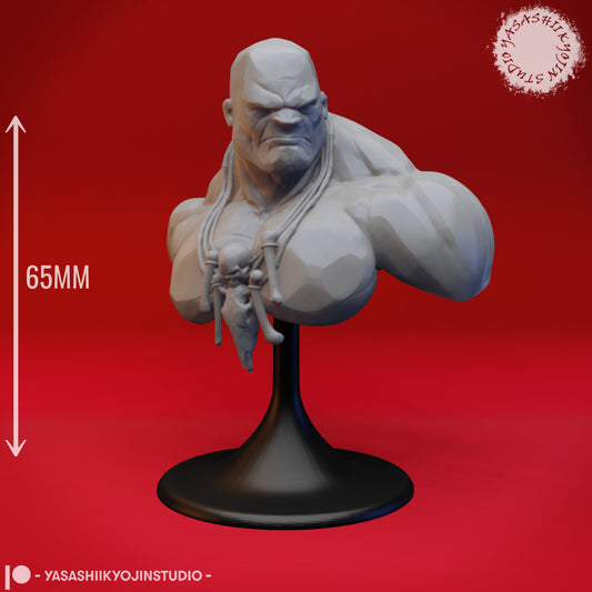 Stone Giant - Bust - 3D Printed Bust for Tabletop Gaming, Dungeons and Dragons, Pathfinder, Kings of War and other RPG's