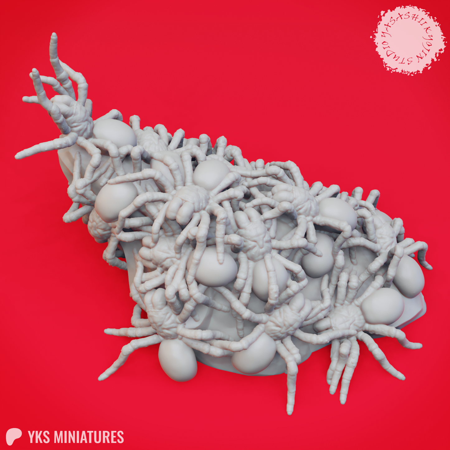 Swarm of Spiders - 3D Printed Mini for Tabletop Gaming, Dungeons and Dragons, Pathfinder, Kings of War and other RPG's