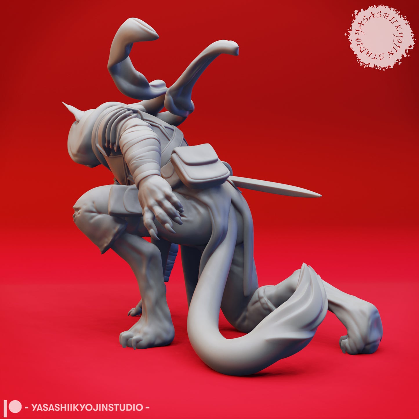 Tabaxi - Rogue - Tabletop Miniature (Pre-Supported STL)