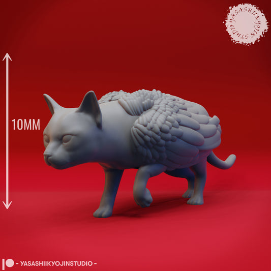 Stalking Tressym - 3D Printed Mini for Tabletop Gaming, Dungeons and Dragons, Pathfinder, Kings of War and other RPG's