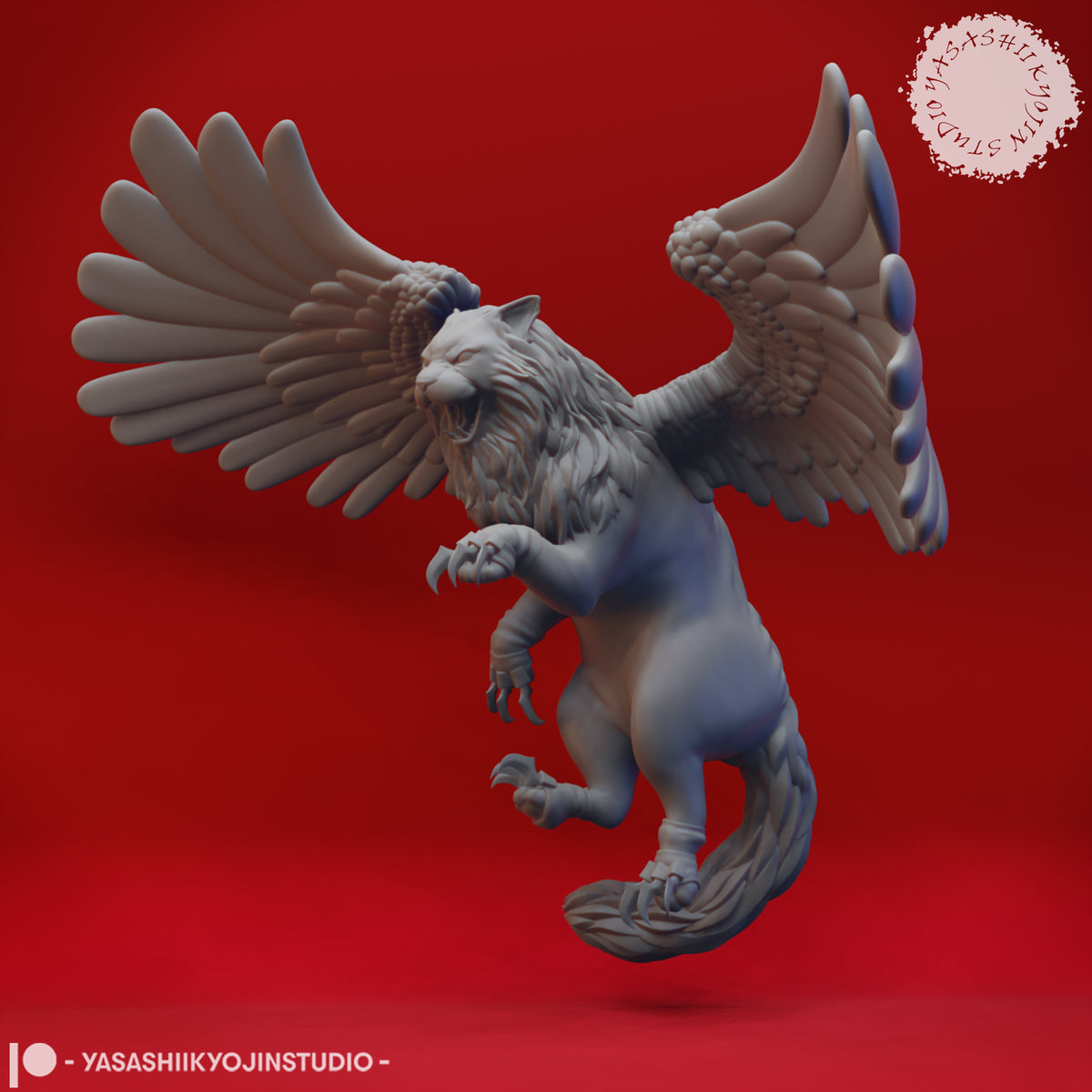 Elder Tressym - 3D Printed Mini for Tabletop Gaming, Dungeons and Dragons, Pathfinder, Kings of War and other RPG's
