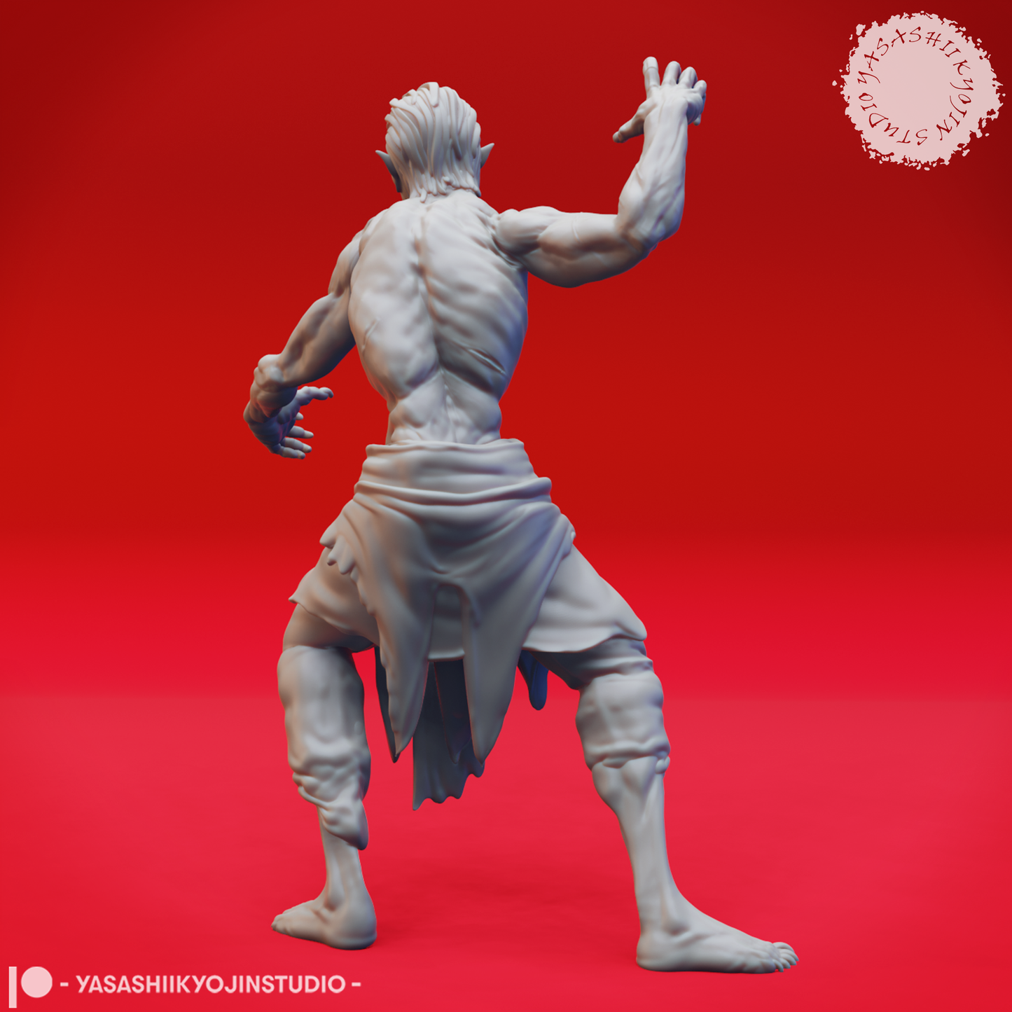 Vampire Spawn - Swiping - Tabletop Miniatures (Pre-Supported STL)