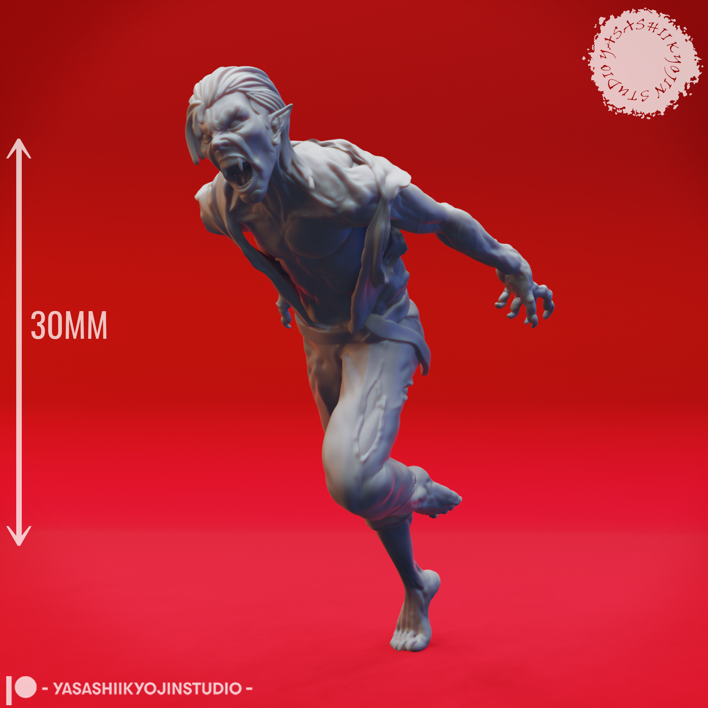 Nest of Vampire Spawn - Bundle - 3D Printed Minis for Tabletop Gaming, Dungeons and Dragons, Pathfinder, Kings of War and other RPG's