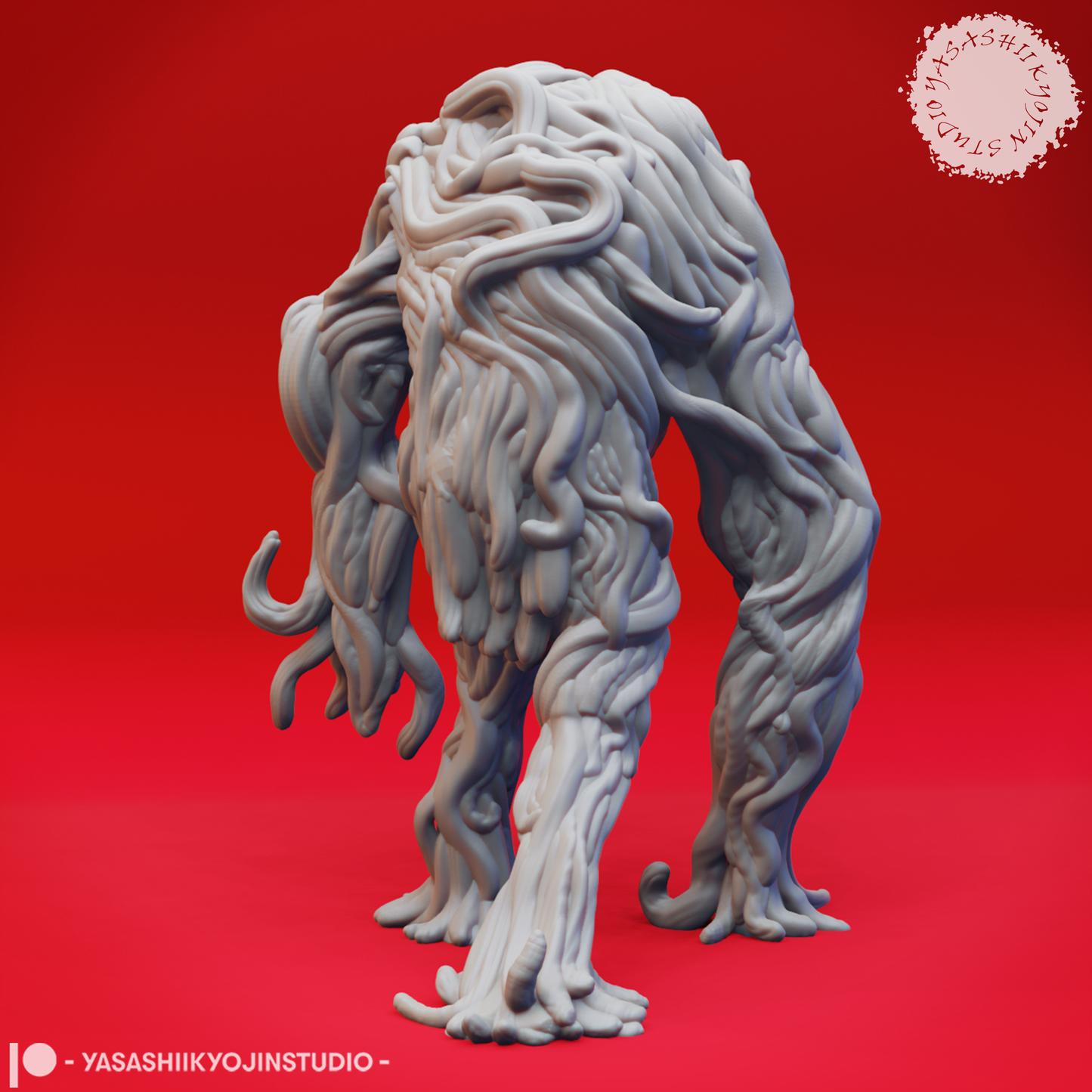 Vine Blight - Lumbering - 3D Printed Minis for Tabletop Gaming, Dungeons and Dragons, Pathfinder, Kings of War and other RPG's