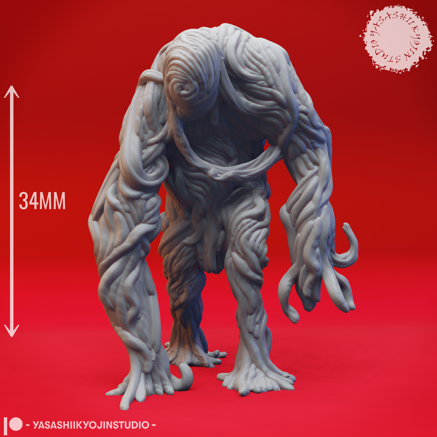 Vine Blight - Lumbering - Tabletop Miniatures (Pre-Supported STL)