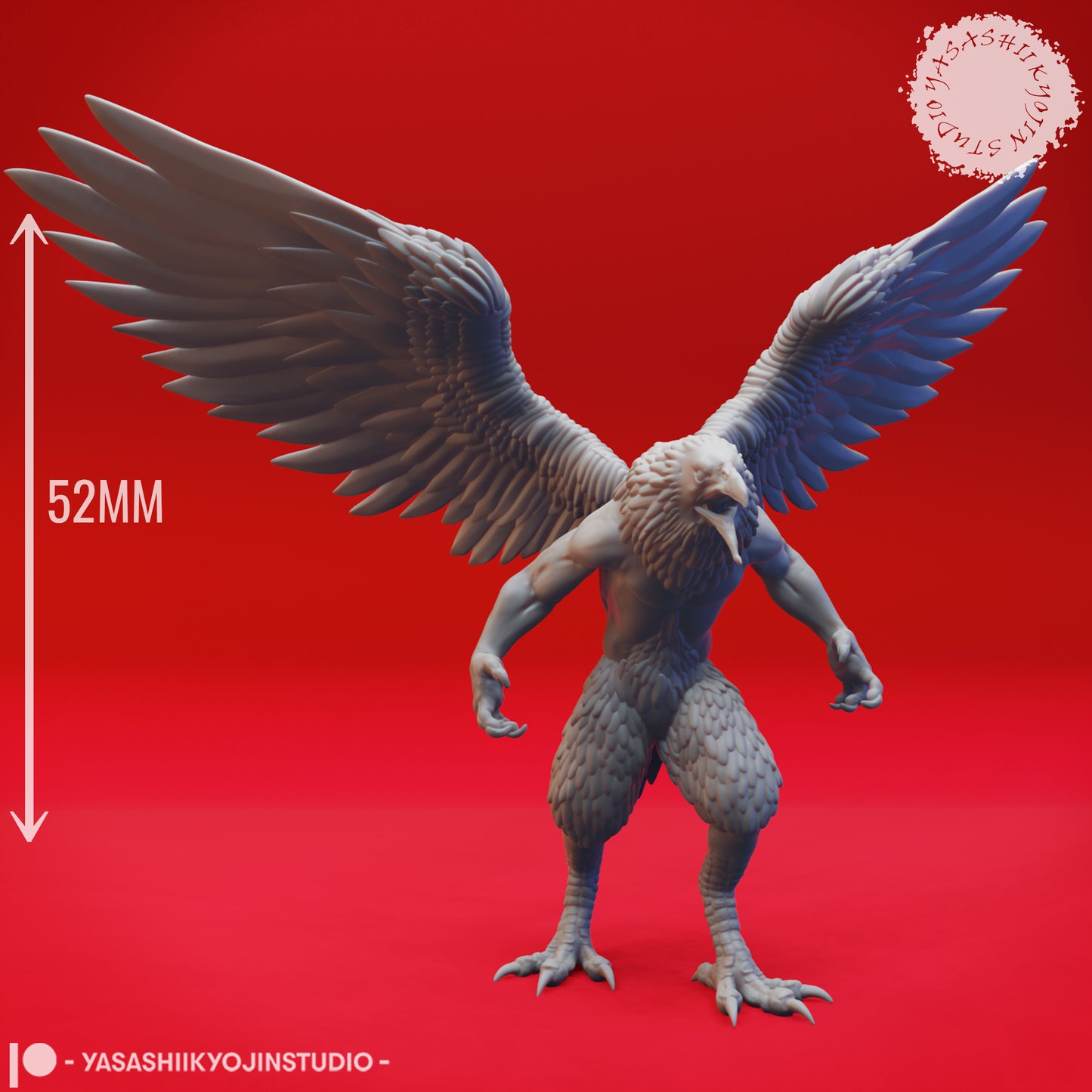 Wereraven - Berserk - Tabletop Miniature STL