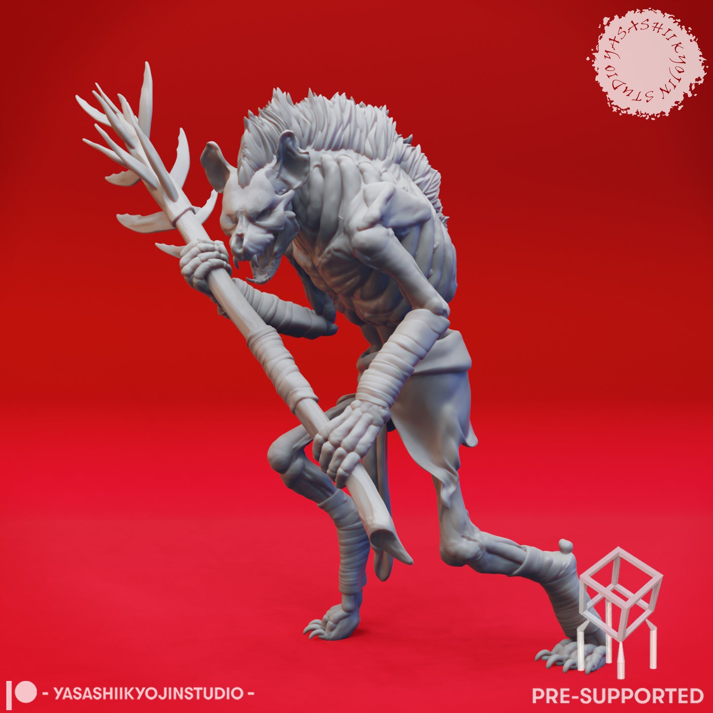 Witherling - Alert - Tabletop Miniature (Pre-Supported)